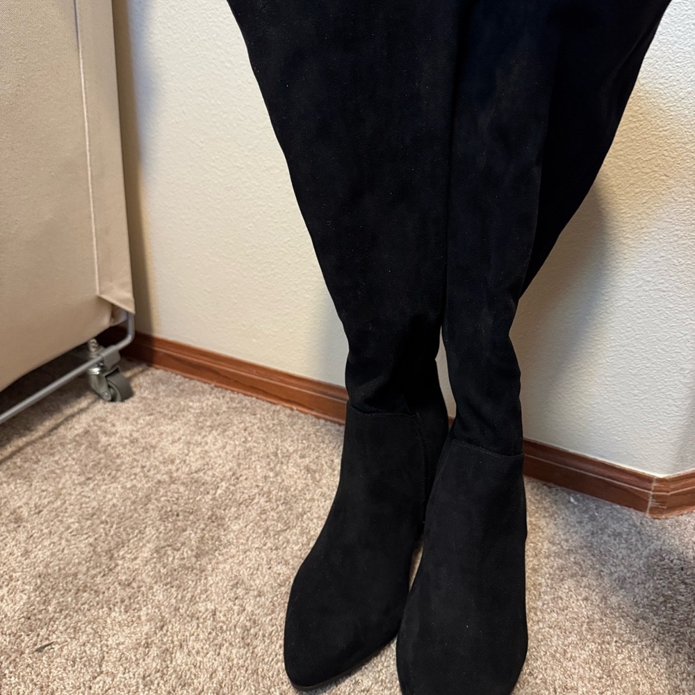 Torrid Elegant Black Knee High Boots